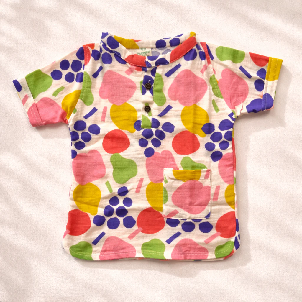 Unisex soft Muslin Nightwear - Fruit Punch