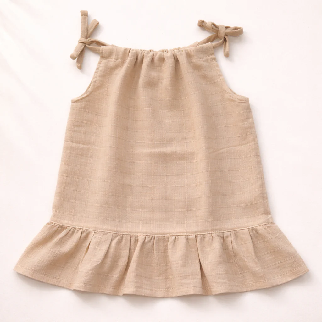 Baby Girl Organic Muslin Knot Frock - Pack of 3
