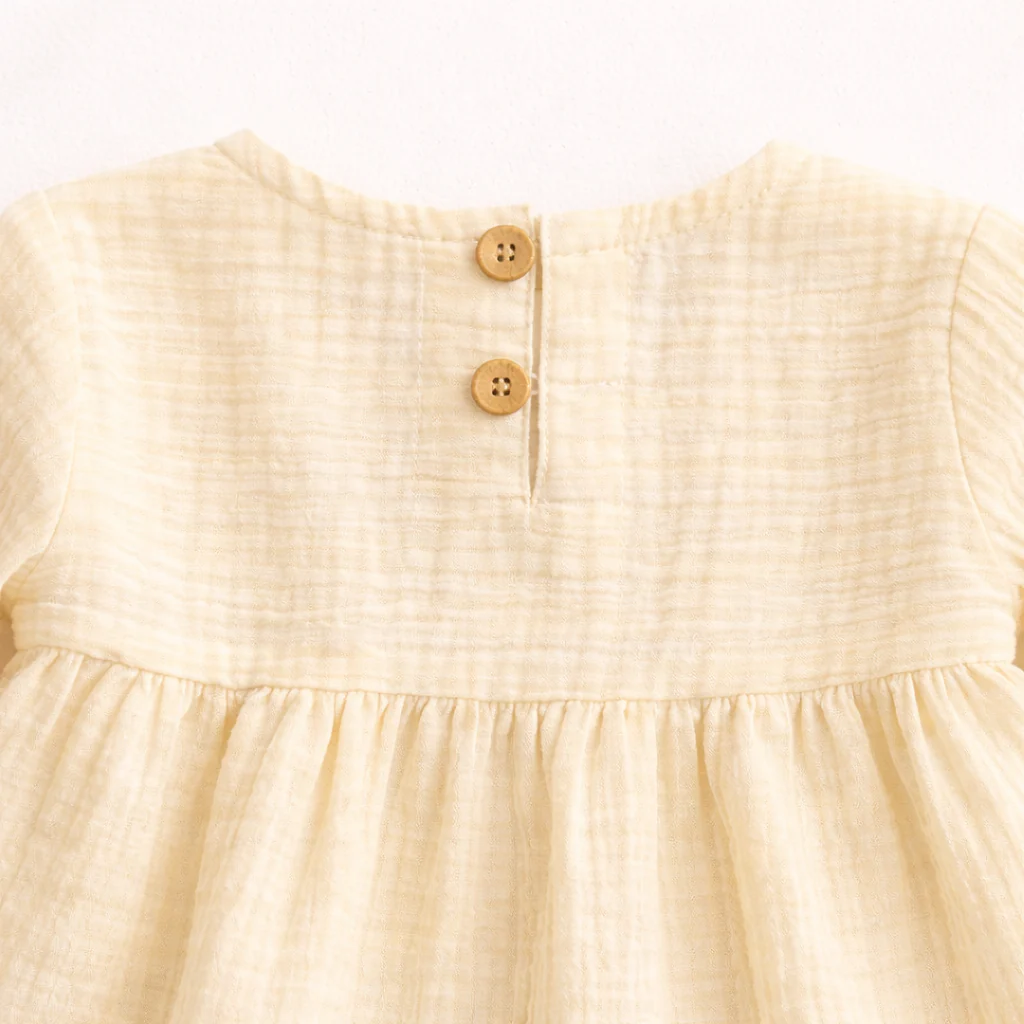 Crinkle Muslin Frill Frock - Pack of 3