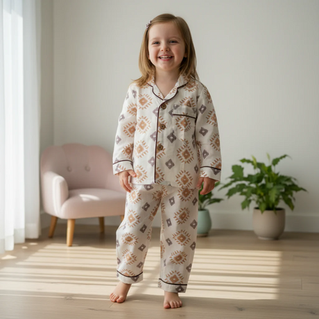 Unisex Bamboo Cotton Night Suit - Playfull