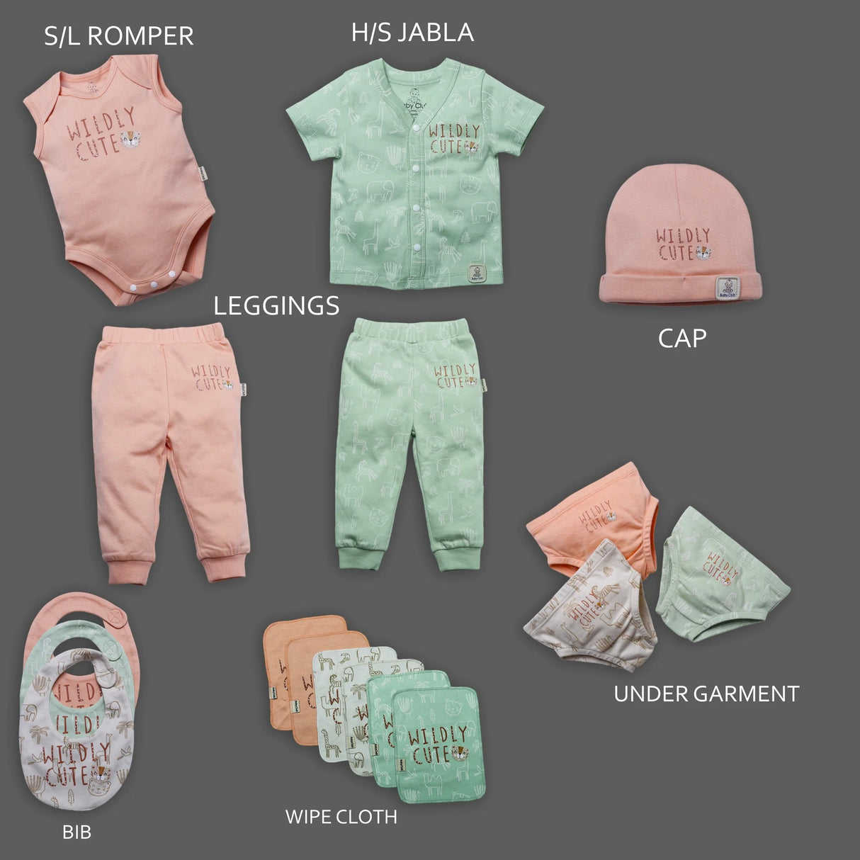 17-pcs Organic baby gift set