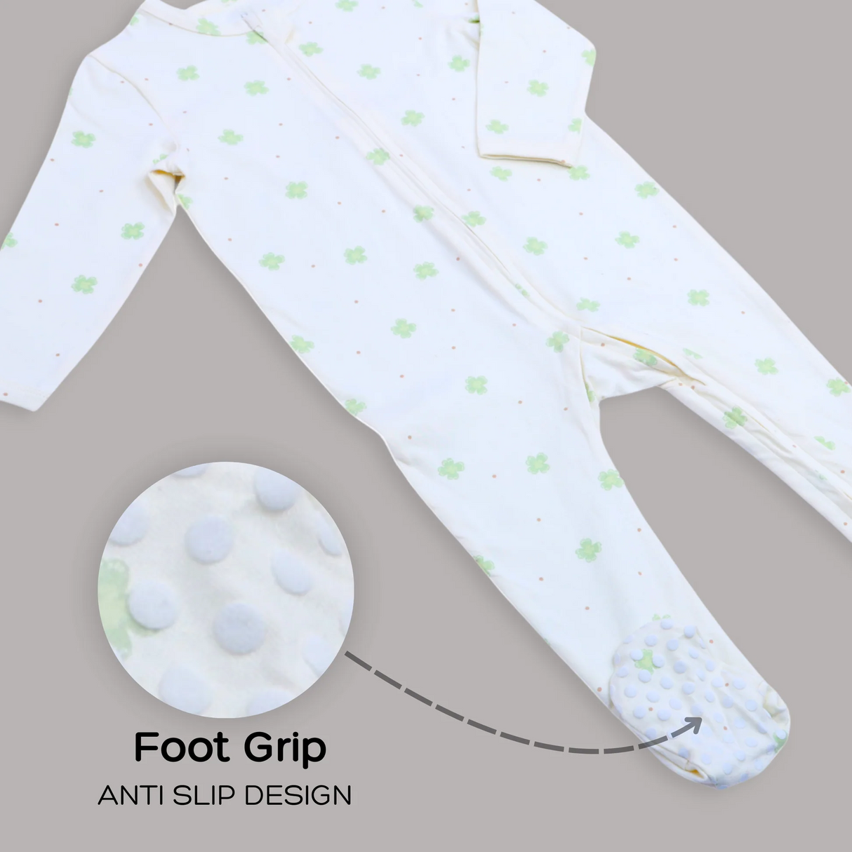 Organic Baby Romper – White