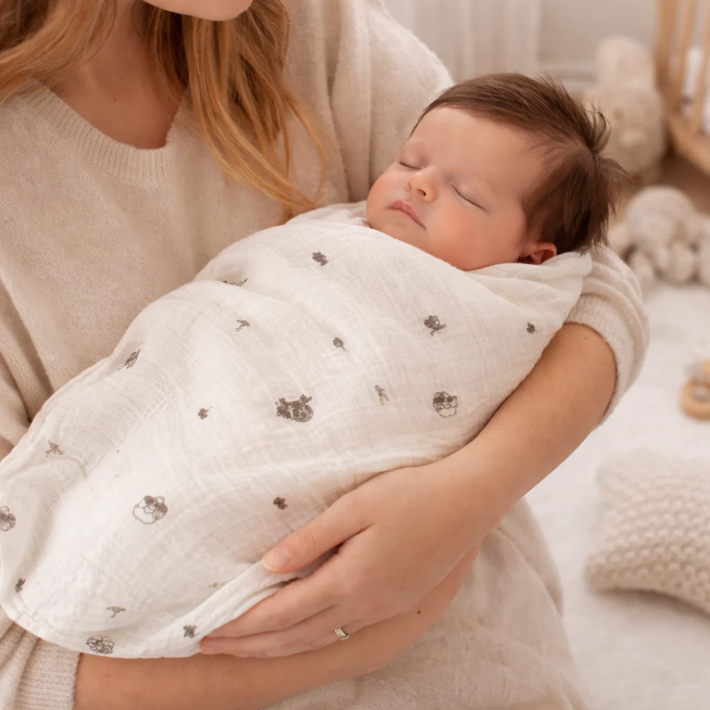 Muslin Nap Time Blanket - Doodle Dreams