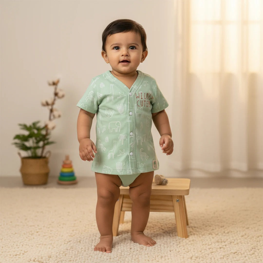 Organic cotton- half sleeve shirt