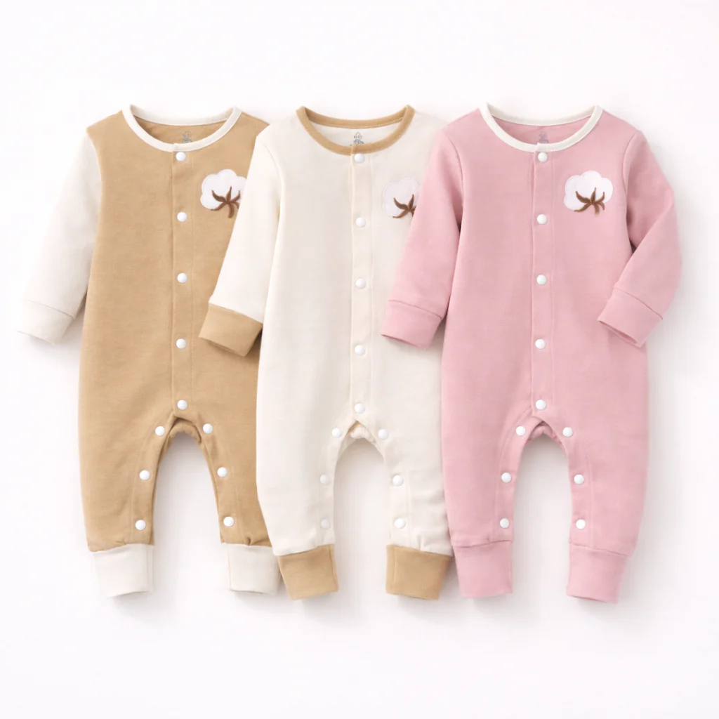 Organic Cotton Romper Set - 3 Pack