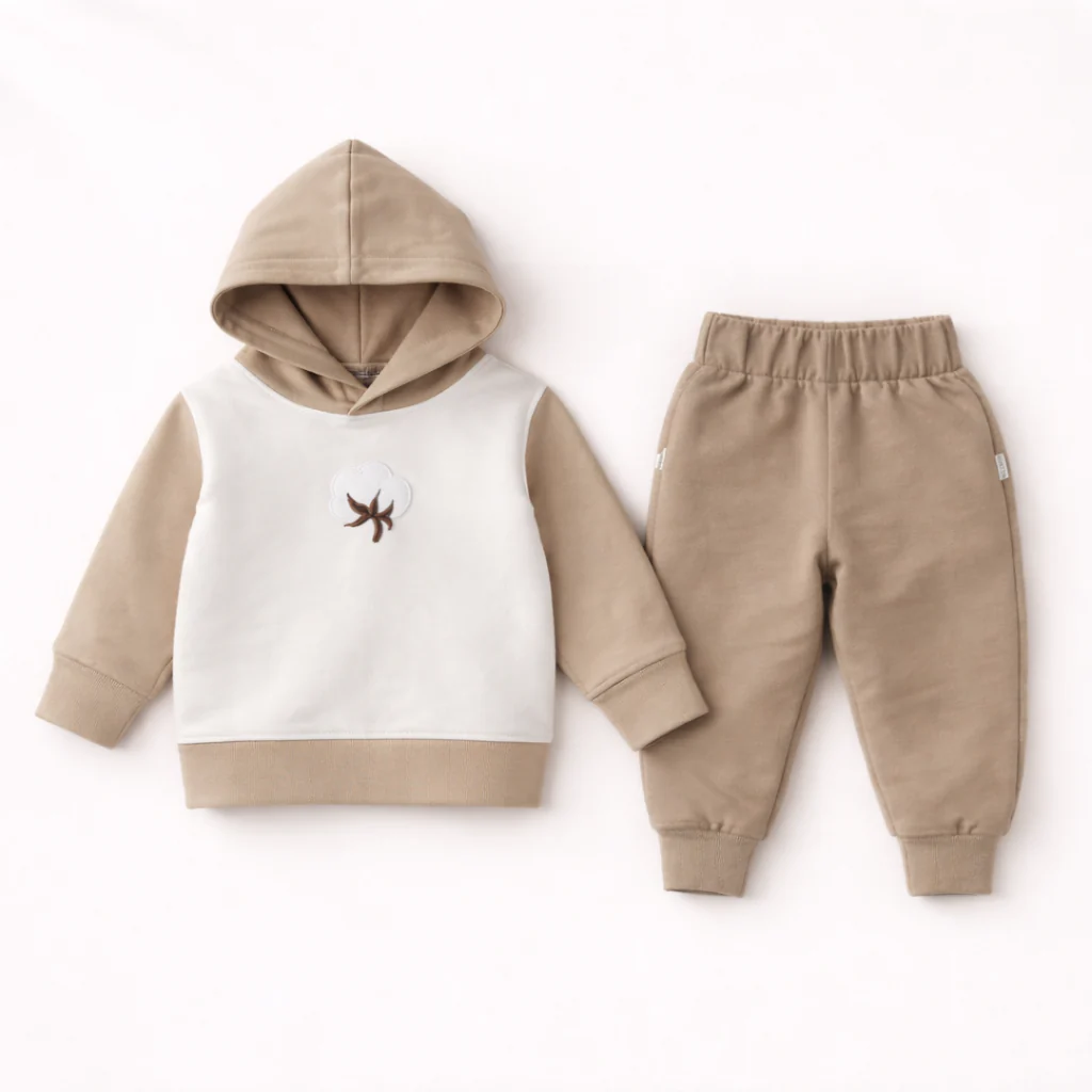 Summer Cool Loungewear Cotton Set - Ivory