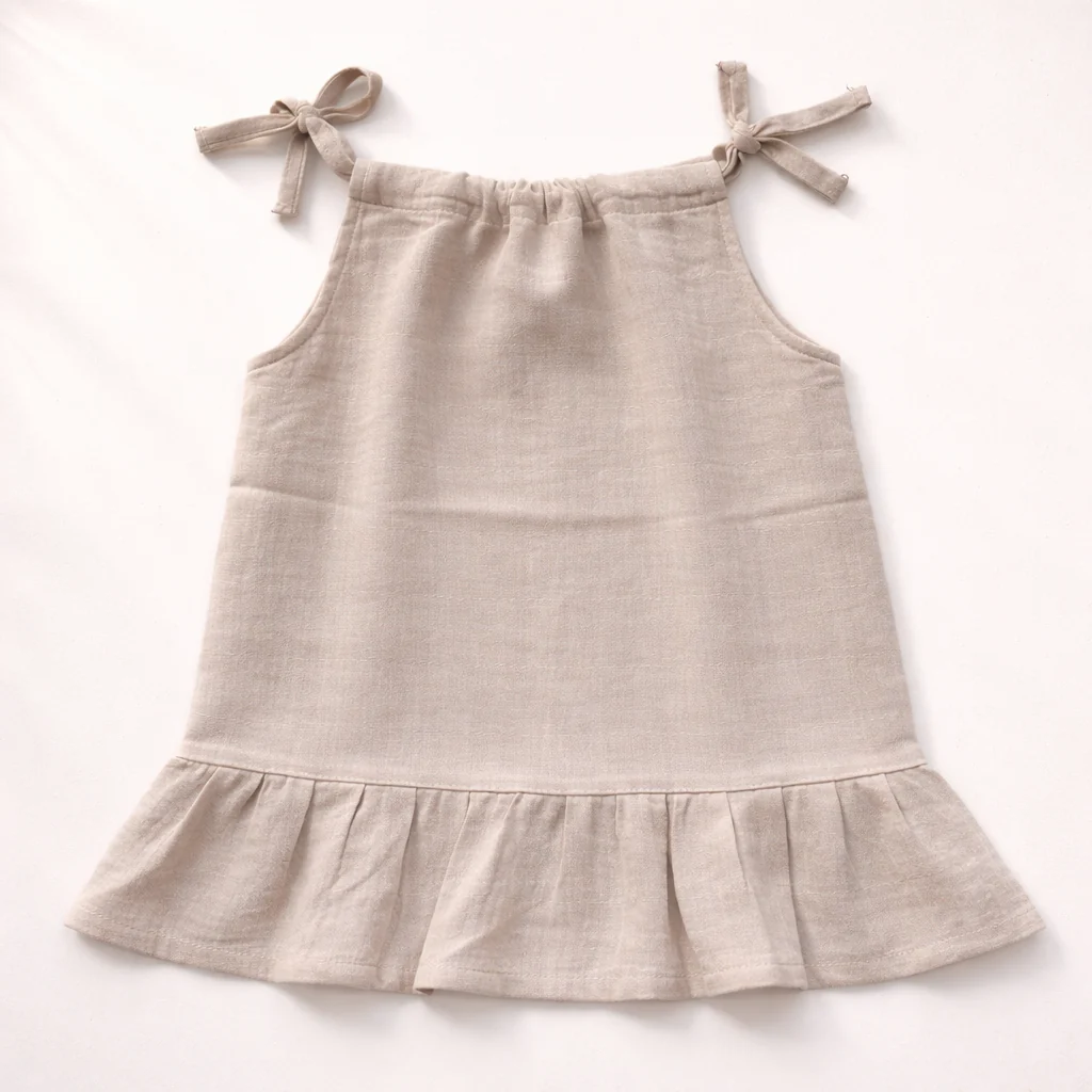 Baby Girl Organic Muslin Knot Frock - Pack of 3
