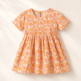 Crinkle Muslin Frill Frock - Pack of 3