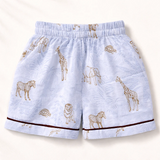 Unisex Crinkle Muslin Nightwear - Mini Safari