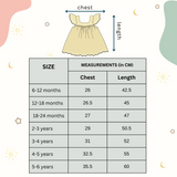 Crinkle Muslin Frill Frock - Floral