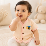 Organic Muslin Unisex Jabla - Peachy Bee