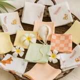Baby napkins 6 pcs - Organic muslin cotton