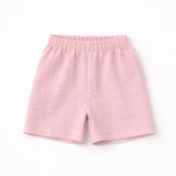 Unisex Crinkle Muslin Nightwear - Pastel Pink