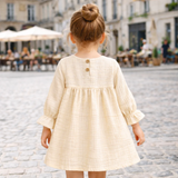 Crinkle Muslin Frill Frock