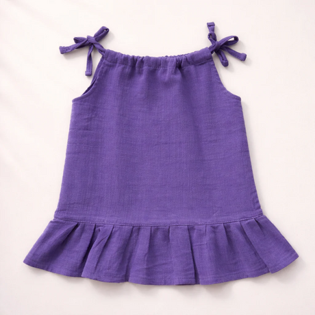 Baby Girl Organic Muslin Knot Frock - Pack of 3