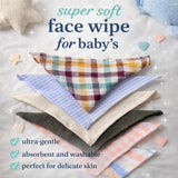 Organic Cotton -Muslin Face Wipes 6 Pack