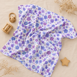 Muslin Nap Time Blanket - Blue Flora