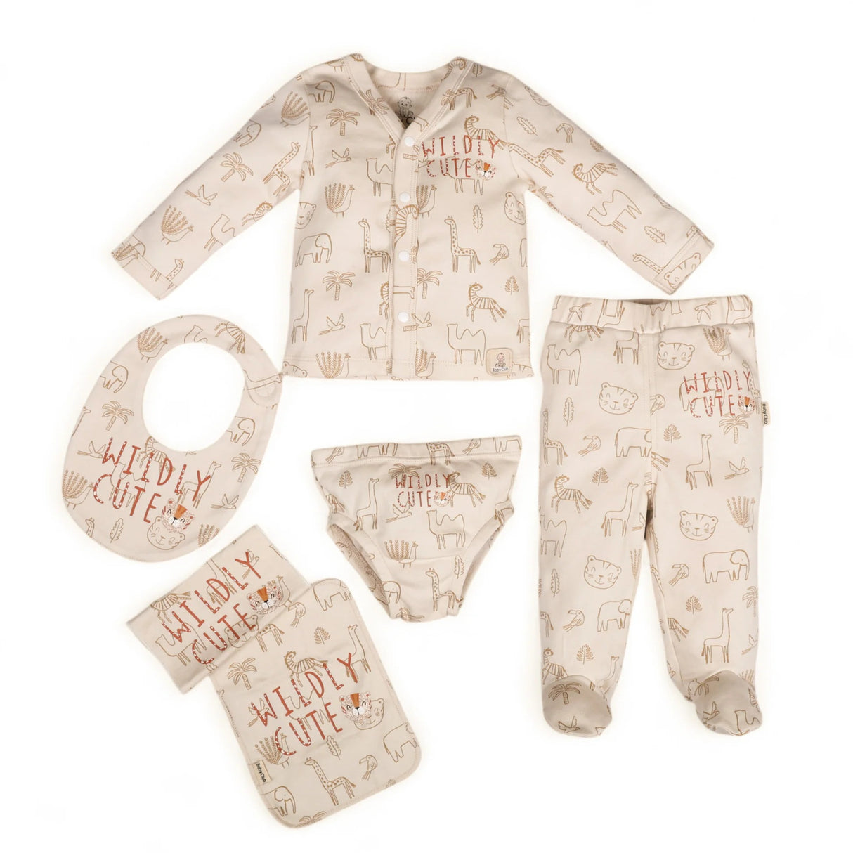 Organic Cotton - Baby Kit (Ivory)- 07 Pcs.
