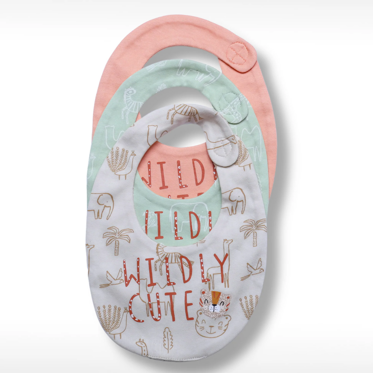 Organic Cotton - Bibs - 3 Pcs.