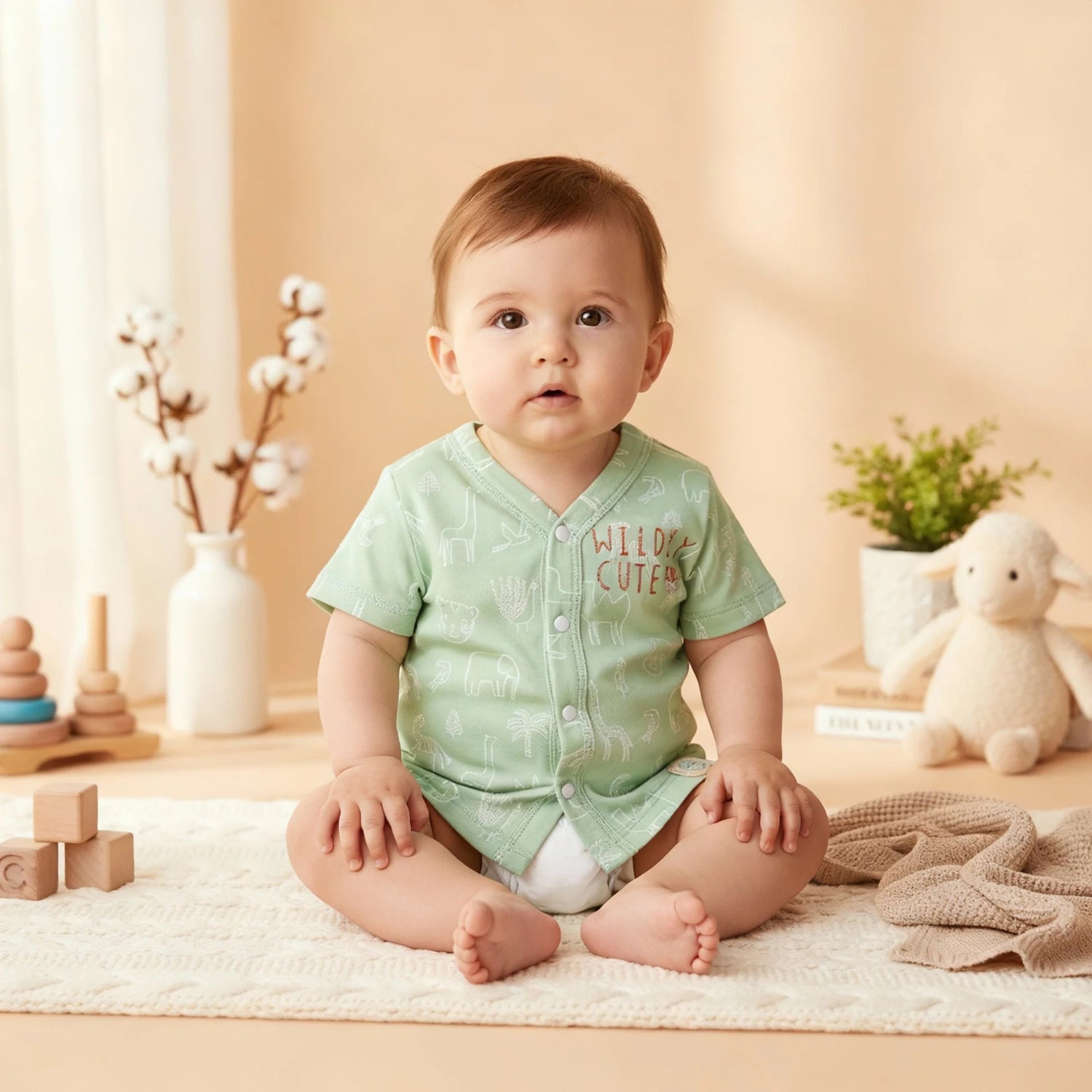 Organic cotton- half sleeve shirt