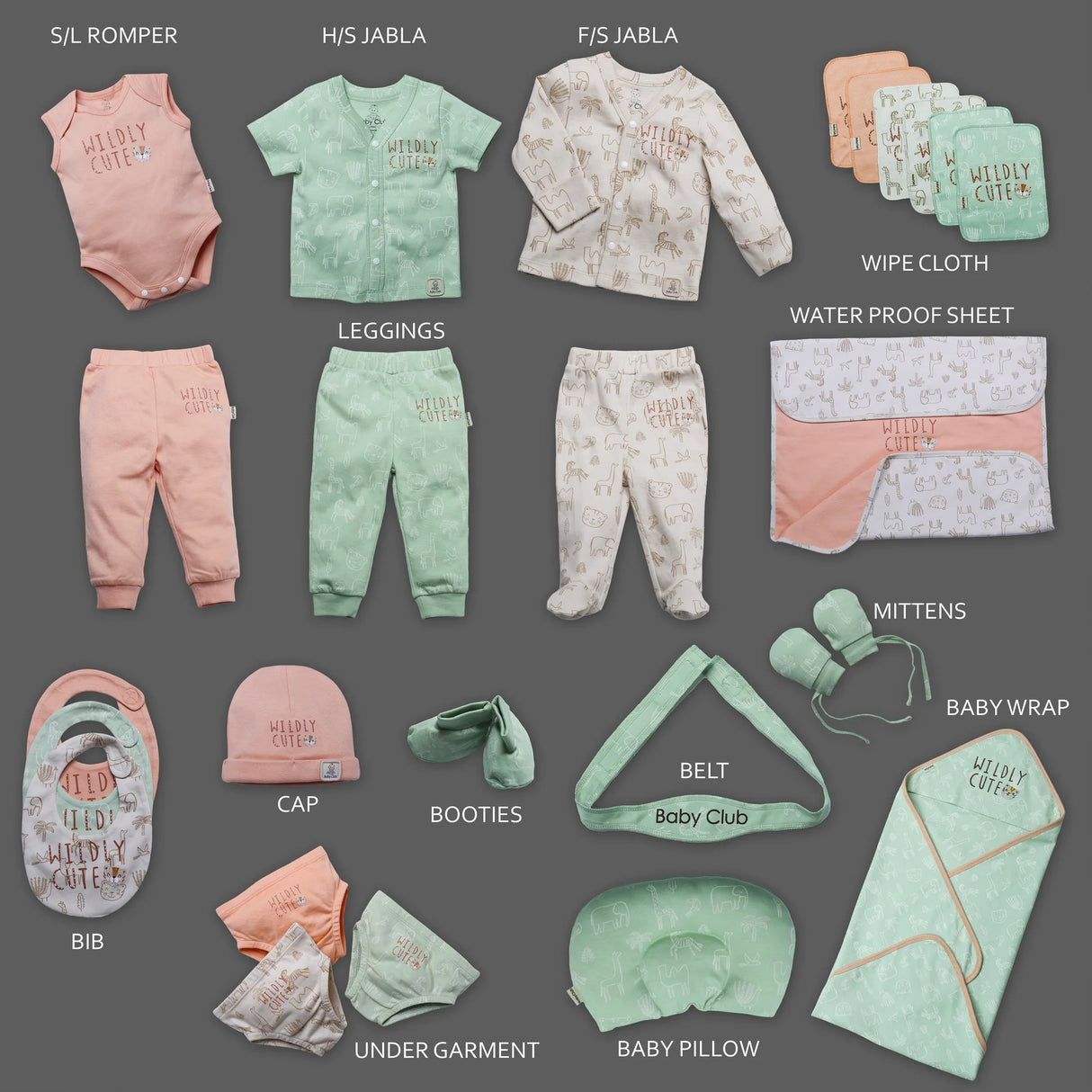 27-pcs Organic Baby Gift Set