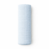 Muslin Nap Time Blanket - Powder Blue