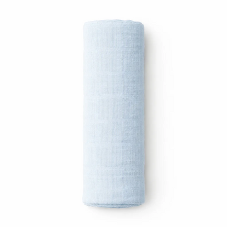Muslin Nap Time Blanket - Powder Blue