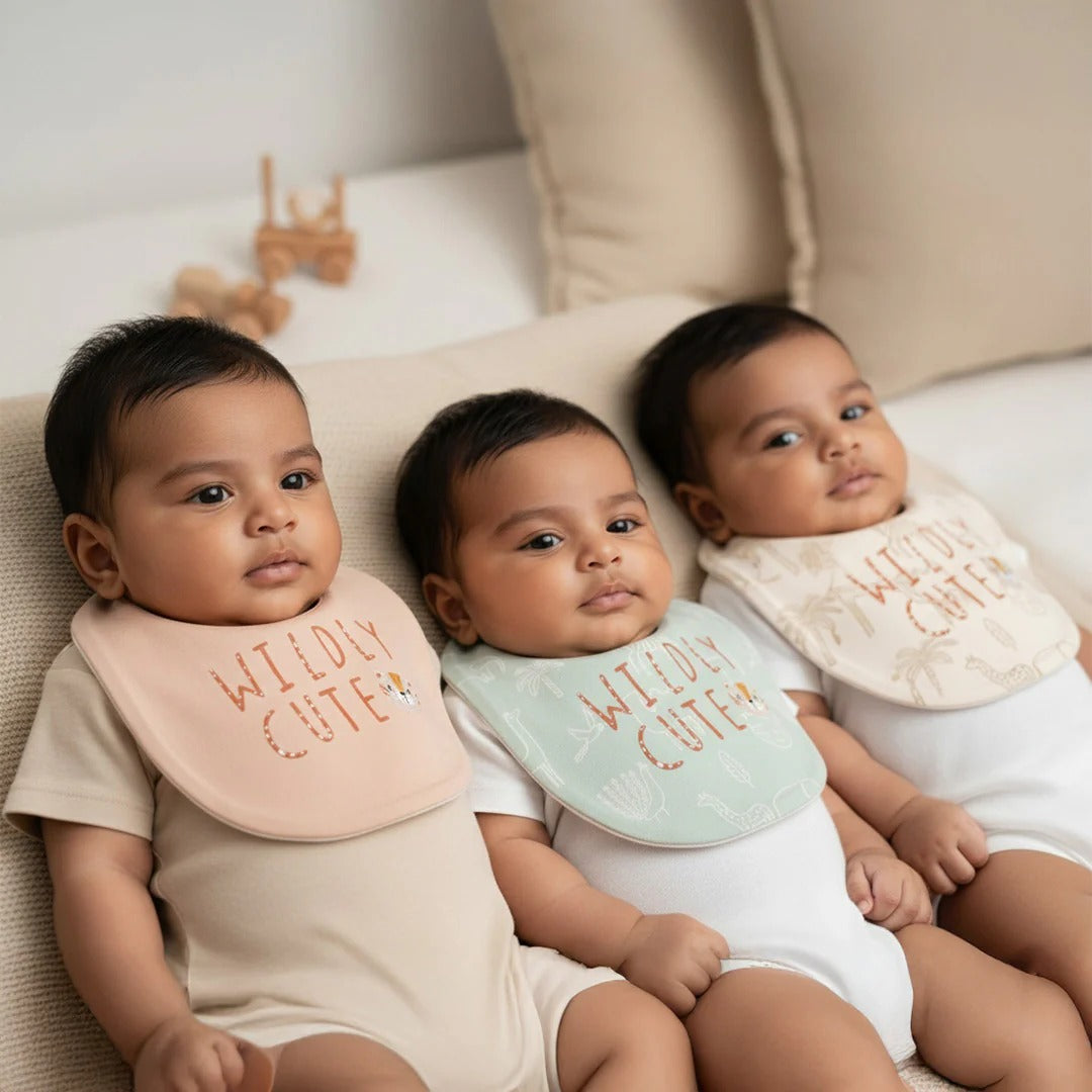 Organic Cotton - Bibs - 3 Pcs.