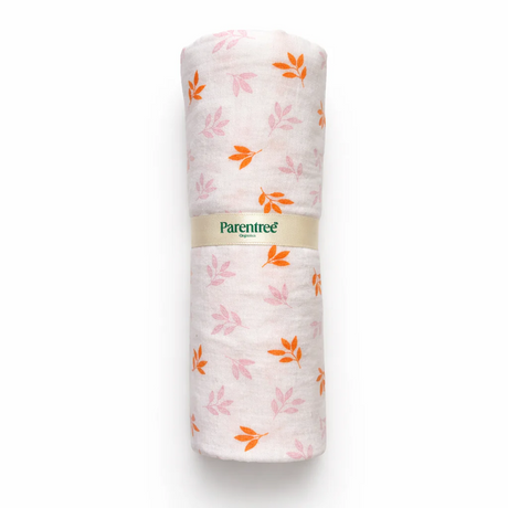 Muslin Nap Time Blanket - Amber LeafV