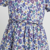 Crinkle Muslin Frill Frock - Floral