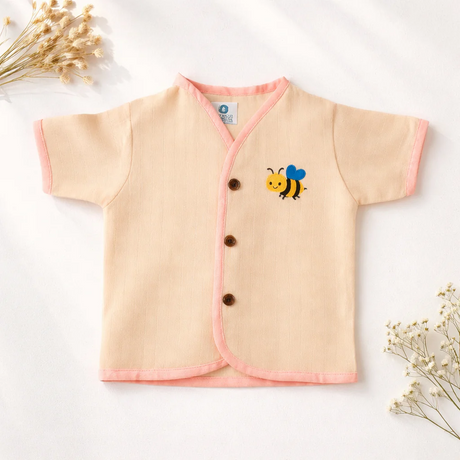 Organic Muslin Unisex Jabla - Peachy Bee