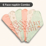 Organic Cotton - Face Wipes 6 Pack