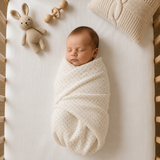 Muslin Nap Time Blanket - Soft Polka