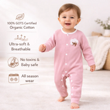 Organic Cotton - Romper Pink