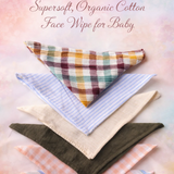 Organic Cotton -Muslin Face Wipes 6 Pack