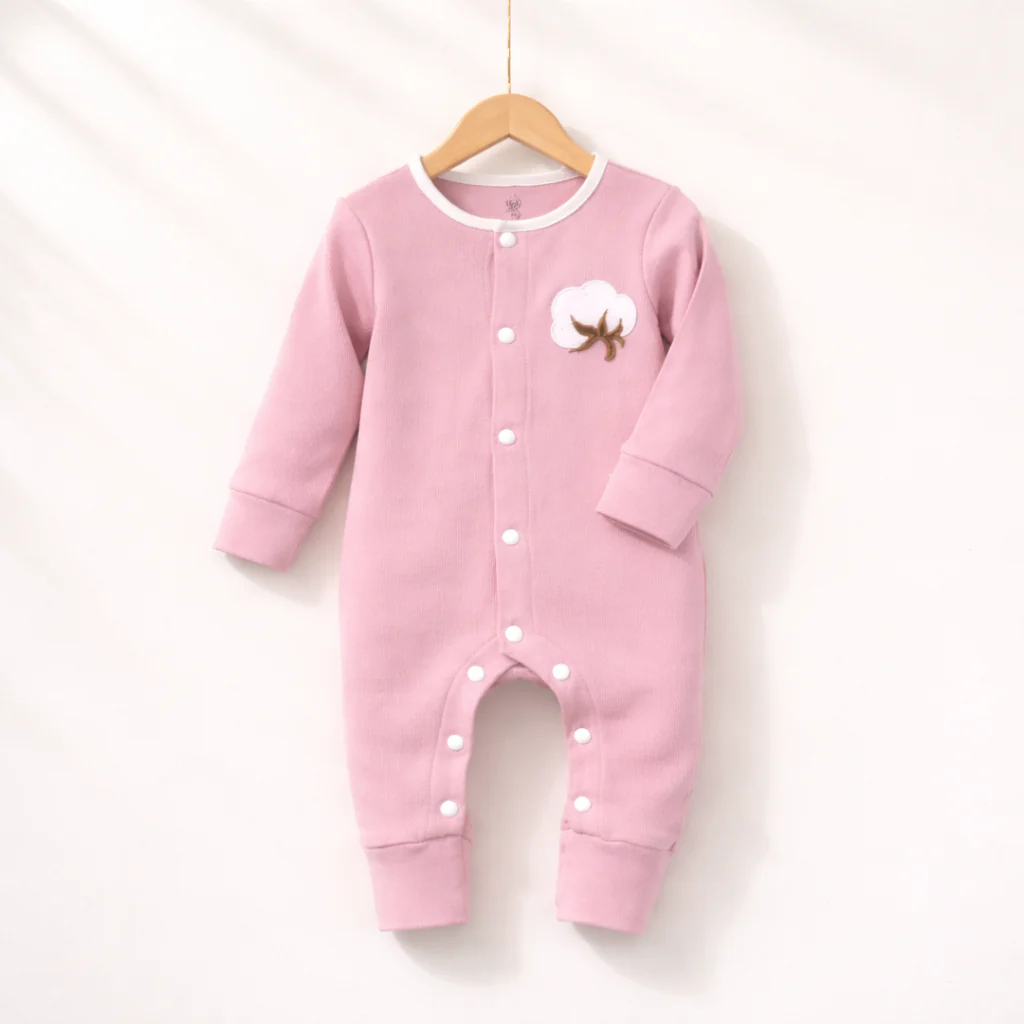 Organic Cotton - Romper Pink