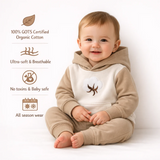 Summer Cool Loungewear Cotton Set - Ivory
